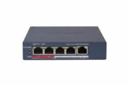 Hikvision DS-3E1105P-EIV2 switch Gestionado Fast Ethernet [10/100] Energía sobre Ethernet [PoE] Gris 
