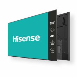Hisense 100BM66D pantalla de señalización 2,54 m [100"] LED Wifi 500 cd / m² 4K Ultra HD Negro 24/7 