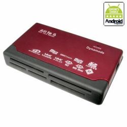 Hypertec EXT-103C-WHY lector de tarjeta USB 2.0 Negro, Rojo 