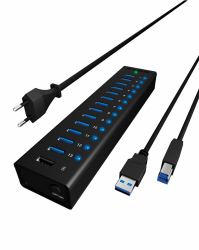ICY BOX IB-AC6113 USB 3.2 Gen 1 [3.1 Gen 1] Type-B 5000 Mbit/s Negro 