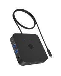 ICY BOX IB-DK4090-C Acoplamiento USB 3.2 Gen 2 [3.1 Gen 1] Type-C Negro 