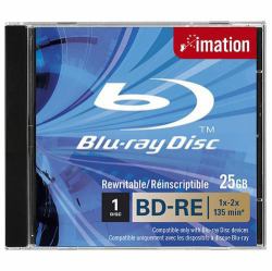 Imation BD-RE SL, 1x-2x, 25GB, Jewelcase 1 pieza[s] 