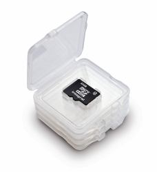 Integral INMSDQUADBOX funda para tarjeta de memoria 4 tarjetas Transparente 
