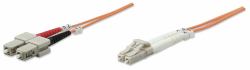 Intellinet 5m LC/SC Cable de fibra óptica e InfiniBand Naranja 