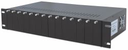 Intellinet 507356 chasis de red 2U Negro 
