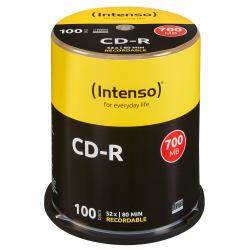 Intenso CD-R 700MB 52x 100 pieza[s] 