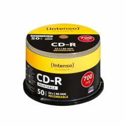 Intenso 1801125 CD en blanco CD-R 700 MB 52x 50 pieza[s] 