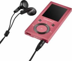 Intenso Video Scooter BT MP3-Player 64 GB - Bluetooth 5.0, pantalla LCD de 1,8", USB-C, lector de tarjetas microSD, 18 horas de duración de la batería, reproductor de música y video, rosa 