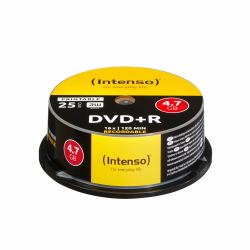 Intenso DVD+R 4.7GB, Printable, 16x 4,7 GB 25 pieza[s] 
