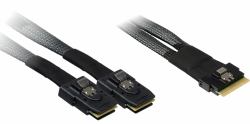 Inter-Tech 88885641 cable Serial Attached SCSI [SAS] 0,75 m 24 Gbit/s Negro 