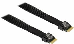 Inter-Tech SFF-8654 4i 0,7 m 24 Gbit/s Negro 