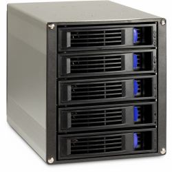 Inter-Tech ST-5255 Caja de disco duro [HDD] Negro 2.5/3.5" 