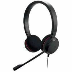 Jabra Evolve 20 Auriculares Alámbrico Diadema Oficina/Centro de llamadas USB tipo A Negro 