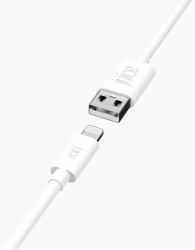 Juice JUI-CABLE-LIGHT-2M-RND-ECO-WHT cable de conector Lightning Blanco 