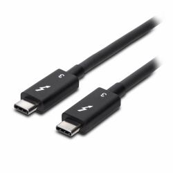 Kensington Cable Thunderbolt 3 de 0,7 m [2,3 ft] – 40 Gbps – 100 W PD – Certificado TB3 – Compatible con USB-C 