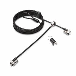 Kensington Candado doble con llave MicroSaver 2.0 para ordenadores portátiles 