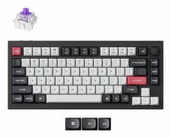 Keychron Q1 HE teclado Universal USB + RF Wireless + Bluetooth QWERTY Inglés del Reino Unido Negro, Gris  - Versión UK