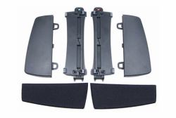 Kinesis AC820-blk descansa muñecas Plástico Negro 