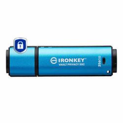 Kingston Technology IronKey 256GB USB-C Vault Privacy 50C cifrado AES-256, FIPS 197 