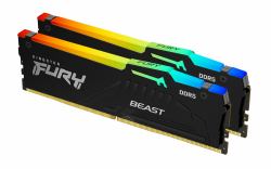 Kingston Technology FURY Beast 64GB 6400MT/s DDR5 CL32 DIMM [Kit de 2] RGB EXPO 