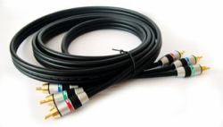 Kramer Electronics 3 RCA, 10.7m componente [ YPbPr] cable de vídeo 10,7 m Negro 