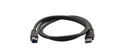 Kramer Electronics 6ft, USB3.0-A - USB3.0-B cable USB USB 3.2 Gen 1 [3.1 Gen 1] 1,8 m USB A USB B 5 Gbit/s Negro 