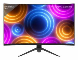 LC-Power LC-M27QC pantalla para PC 68,6 cm [27"] 2560 x 1440 Pixeles Quad HD LCD Negro, Rojo 
