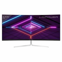 LC-Power LC-M34-UWQHD-100-C-V3 pantalla para PC 86,4 cm [34"] 3440 x 1440 Pixeles UltraWide Quad HD LCD Blanco 