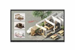 LG CreateBoard Standard pizarra blanca interactiva 2,18 m [86"] 3840 x 2160 Pixeles Pantalla táctil Negro 