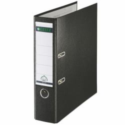 Leitz 180° Plastic Lever Arch File carpeta de cartón A4 Negro 