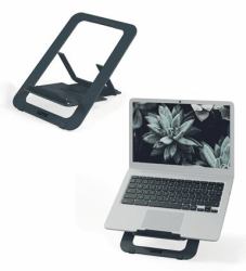 Leitz 63460089 soporte para ordenador portátil Soporte con doble brazo articulado para ordenador portátil y tableta Gris Oscuro 43,2 cm [17"] 