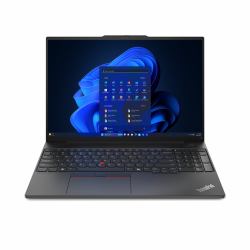 Lenovo ThinkPad E16 Gen 2 [Intel] Intel Core Ultra 7 155H Portátil 40,6 cm [16"] WUXGA 16 GB DDR5-SDRAM 512 GB SSD Wi-Fi 6E [802.11ax] Windows 11 Pro Inglés Negro  - Versión UK