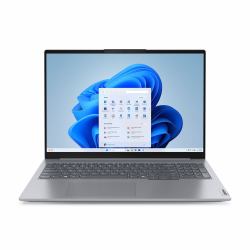 Lenovo ThinkBook 16 G7 ARP AMD Ryzen™ 5 7535HS Portátil 40,6 cm [16"] WUXGA 16 GB DDR5-SDRAM 256 GB SSD Wi-Fi 6E [802.11ax] Windows 11 Pro Inglés del Reino Unido Gris  - Versión UK