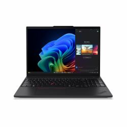 Lenovo ThinkPad T16 Gen 4 [AMD] Copilot+ PC AMD Ryzen AI 7 350 Portátil 40,6 cm [16"] WUXGA 64 GB DDR5-SDRAM 1 TB SSD Wi-Fi 7 [802.11be] Windows 11 Pro Alemán Negro  - Version Alemana