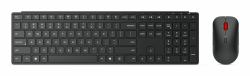 Lenovo 4X31S04814 teclado Ratón incluido Oficina RF Wireless + Bluetooth Alemán Negro  - Version Alemana