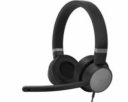 Lenovo Go Wired ANC Auriculares Alámbrico Diadema Car/Home office USB Tipo C Negro 