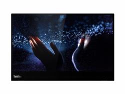 Lenovo ThinkVision M14t pantalla para PC 35,6 cm [14"] 1920 x 1080 Pixeles Full HD LED Pantalla táctil Negro 