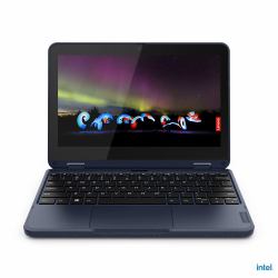 Lenovo 500w Gen 3 [Intel] Intel® Celeron® N5100 Híbrido [2-en-1] 29,5 cm [11.6"] Pantalla táctil HD 4 GB LPDDR4x-SDRAM 128 GB SSD Wi-Fi 6 [802.11ax] Windows 11 Pro Inglés Azul  - Versión UK