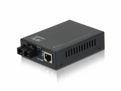 LevelOne FVT-2201 convertidor de medio 100 Mbit/s 1310 nm Monomodo Negro 