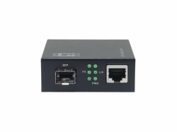 LevelOne GVM-2000 convertidor de medio 1000 Mbit/s Negro 