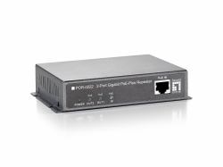 LevelOne Repetidor PoE Gigabit, 2 puertos, Cascade, 802.3at PoE+ 