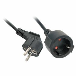 Lindy 30245 base múltiple 5 m 2 salidas AC Interior Negro 