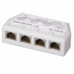 Lindy 34016 divisor de red Blanco 