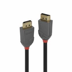 Lindy 36481 cable DisplayPort 1 m Negro, Gris 