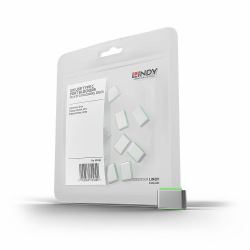 Lindy 40438 bloqueador de puerto USB Tipo C Verde 10 pieza[s] 