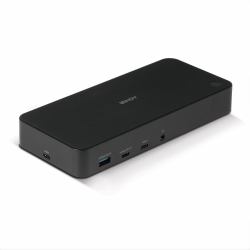 Lindy 43366 base para portátil y replicador de puertos Acoplamiento USB 3.2 Gen 2 [3.1 Gen 2] Type-C Negro 