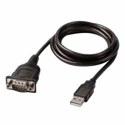 Lindy 43413 cable de serie Gris 1,5 m USB tipo A RS-232 
