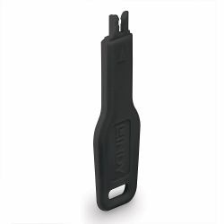 Lindy 47890 bloqueador de puerto Llave de bloqueador de puerto RJ-45 Negro Acrilonitrilo butadieno estireno [ABS] 