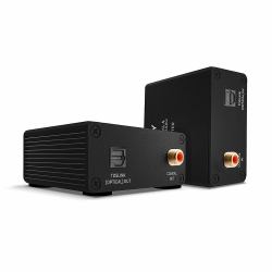 Lindy 70456 extensor audio/video Transmisor y receptor de señales AV Negro 
