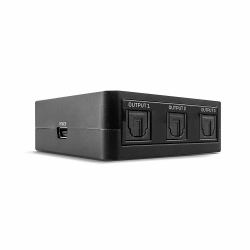 Lindy 70480 divisor de audio Negro 